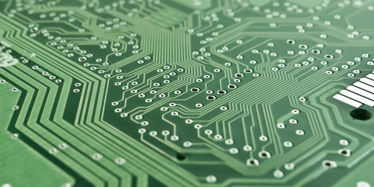 A close up of a circuit board