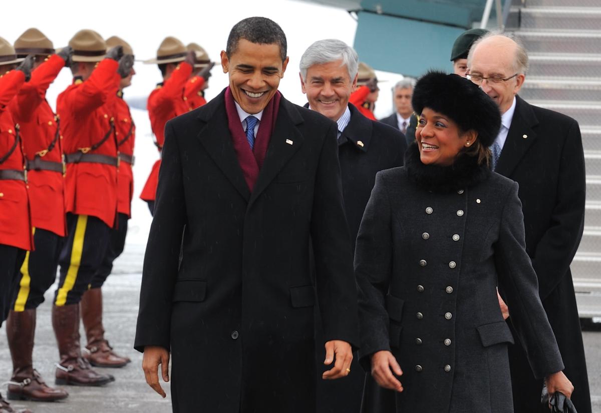 Michaëlle Jean and Obama