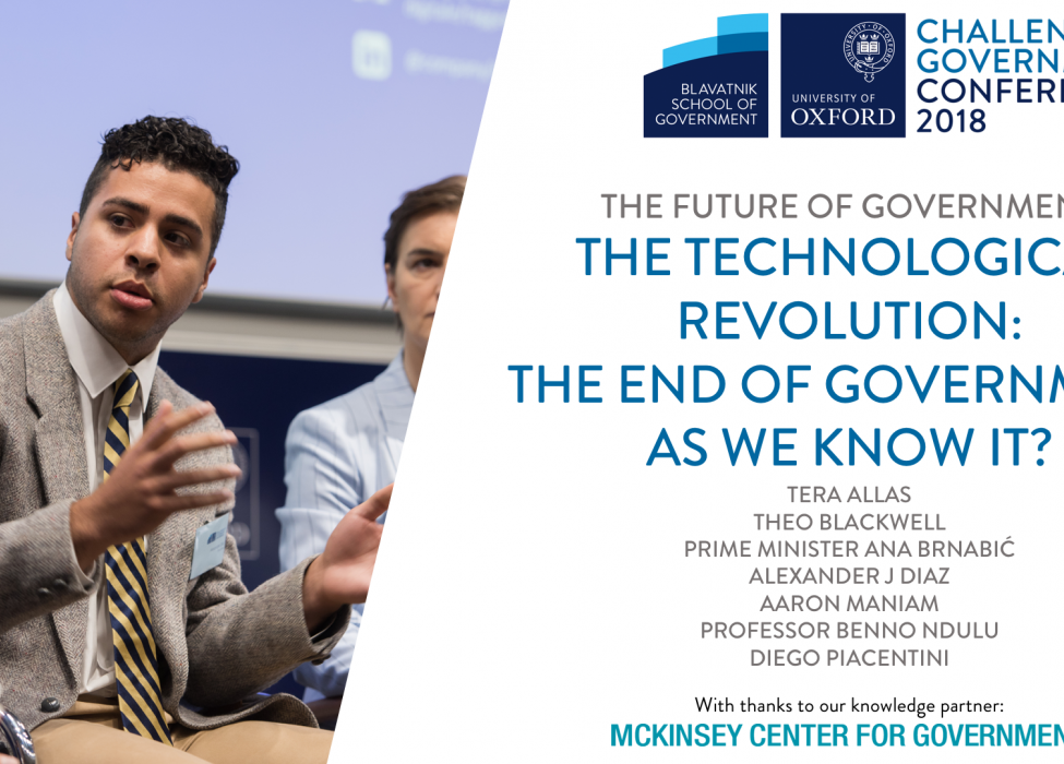 The technological revolution: the end of government as we know it?